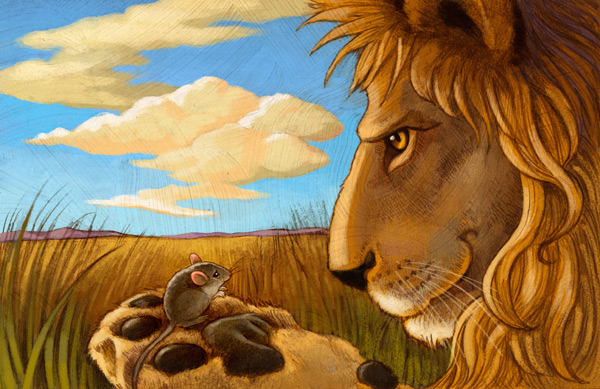 Fabel : Kisah Persahabatan Singa dan Tikus