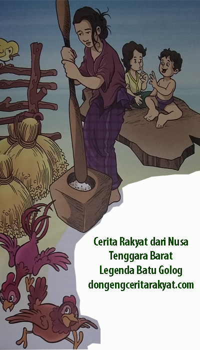 Cerita Rakyat dari Nusa Tenggara Barat : Batu Golog
