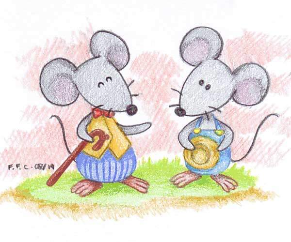 Cerita Bergambar Persahabatan Dongeng Cerita  Anak Persahabatan  Tikus Hitam dan Tikus Putih