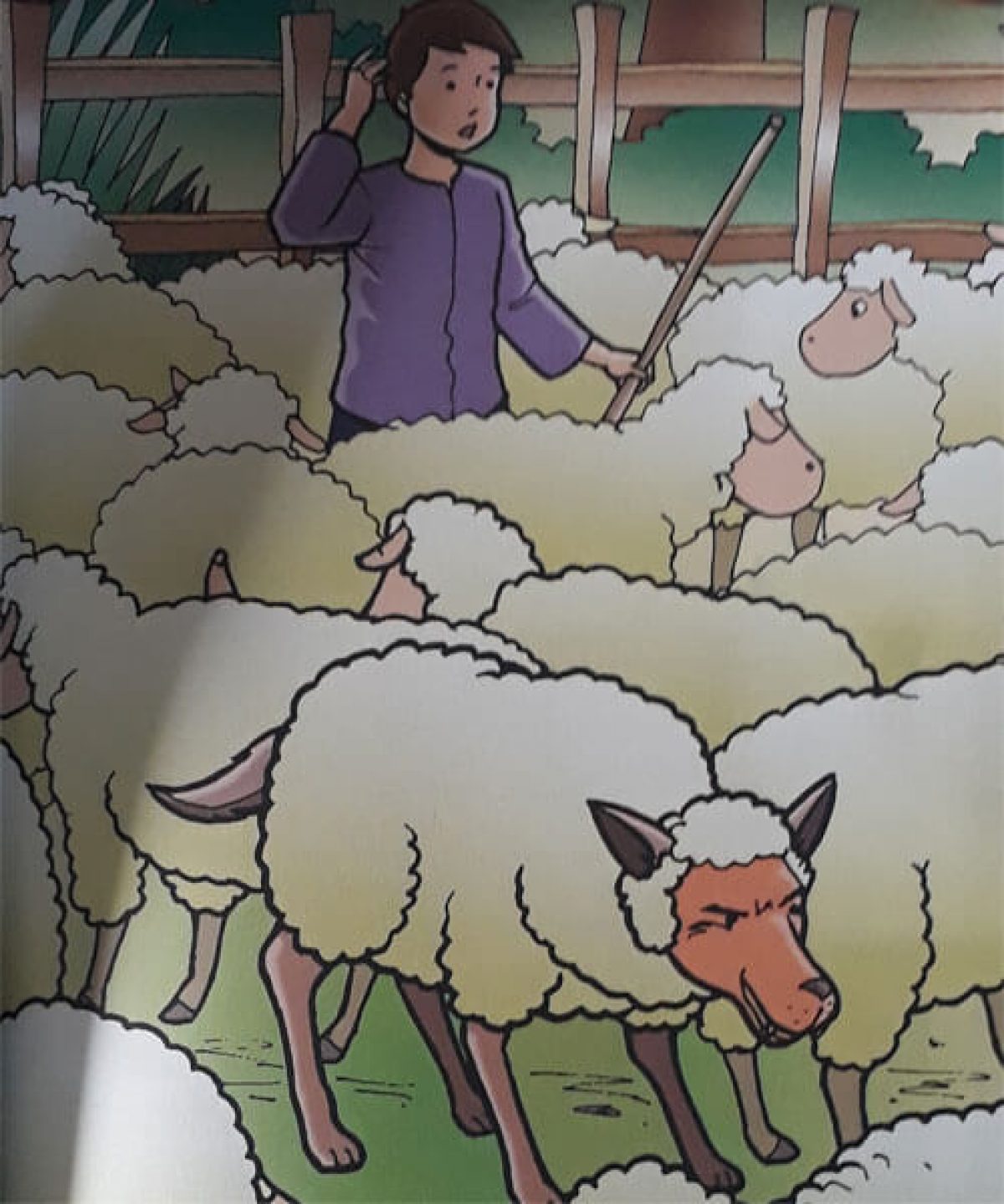 Fabel Dongeng Tradisional Dunia AESOP Serigala Berbulu Domba